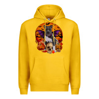 Lemon halloween pitbull dog Premium Hoodie - RanaPortraitStore