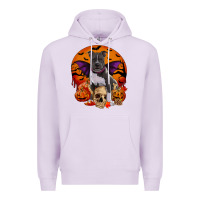 Lilac halloween pitbull dog Premium Hoodie - RanaPortraitStore