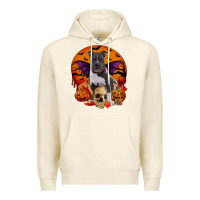 Sandshell halloween pitbull dog Premium Hoodie - RanaPortraitStore