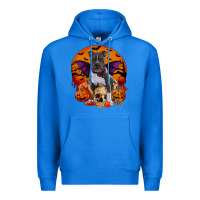 True Royal halloween pitbull dog Premium Hoodie - RanaPortraitStore