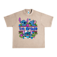 French Oak preview flower stitch 1st grade Urban Heavy Tee - AdoDesignShop