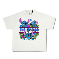Pistachio preview flower stitch 1st grade Urban Heavy Tee - AdoDesignShop