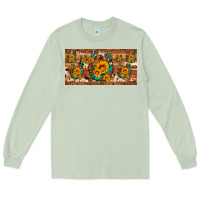 Matcha sunflower gemstone leopard cowhide horseshoe license plate Long Sleeve Tee - Artiststas