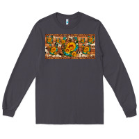 Smoke sunflower gemstone leopard cowhide horseshoe license plate Long Sleeve Tee - Artiststas