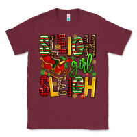 Burgundy sleigh girl sleigh Classic Tee - AdoDesignShop