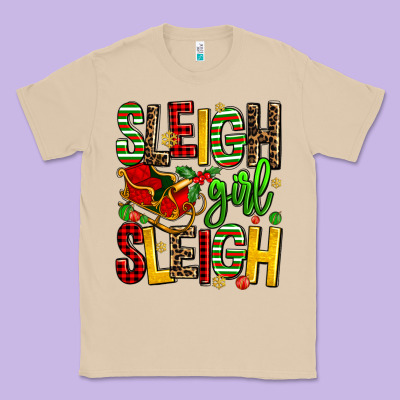 Sleigh Girl Sleigh Classic Tee Designed By Adodesignshop