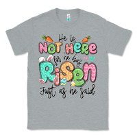 Heather Grey easter he is not here for he has risen just as he Classic Tee - LillyAllenDesigns