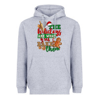 Heather Grey The holidays are what you bake them Heavyweight Hoodie - NancyCooperArtShop