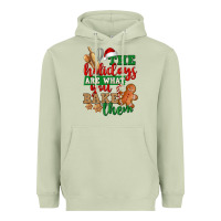 Matcha The holidays are what you bake them Heavyweight Hoodie - NancyCooperArtShop