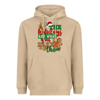 Mushroom The holidays are what you bake them Heavyweight Hoodie - NancyCooperArtShop
