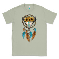 Matcha dreamer catcher bull skull Classic Tee - JahusDesignShop