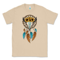 Mushroom dreamer catcher bull skull Classic Tee - JahusDesignShop