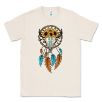 Natural dreamer catcher bull skull Classic Tee - JahusDesignShop