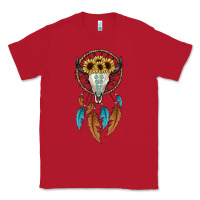 Red dreamer catcher bull skull Classic Tee - JahusDesignShop
