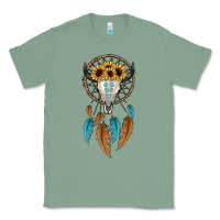 Sage dreamer catcher bull skull Classic Tee - JahusDesignShop