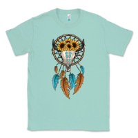 Seafoam dreamer catcher bull skull Classic Tee - JahusDesignShop