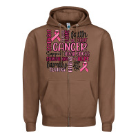Chestnut cancer awareness Zipper Hoodie - MaliasSmallBusiness