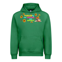Emerald fueled by ıced coffee and anxiety Urban Hoodie - TumblerDesignByShophia