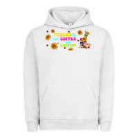 Pigment Lunar Rock fueled by ıced coffee and anxiety Urban Hoodie - TumblerDesignByShophia
