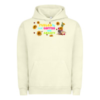Pigment Pistachio fueled by ıced coffee and anxiety Urban Hoodie - TumblerDesignByShophia