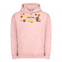Pigment Salmon fueled by ıced coffee and anxiety Urban Hoodie - TumblerDesignByShophia