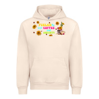 Sandshell fueled by ıced coffee and anxiety Urban Hoodie - TumblerDesignByShophia