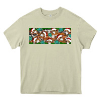 Mossy Santa skeleton christmas Heavy Core Tee - Artiststas