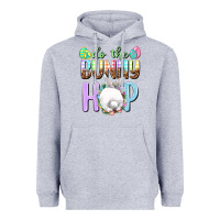 Heather Grey Do the bunny hop Heavyweight Hoodie - NancyCooperArtShop