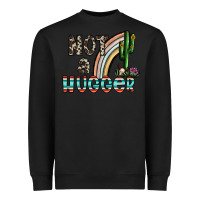 Black not a hugger Heavyweight Sweatshirt - CowhideDigitalArt