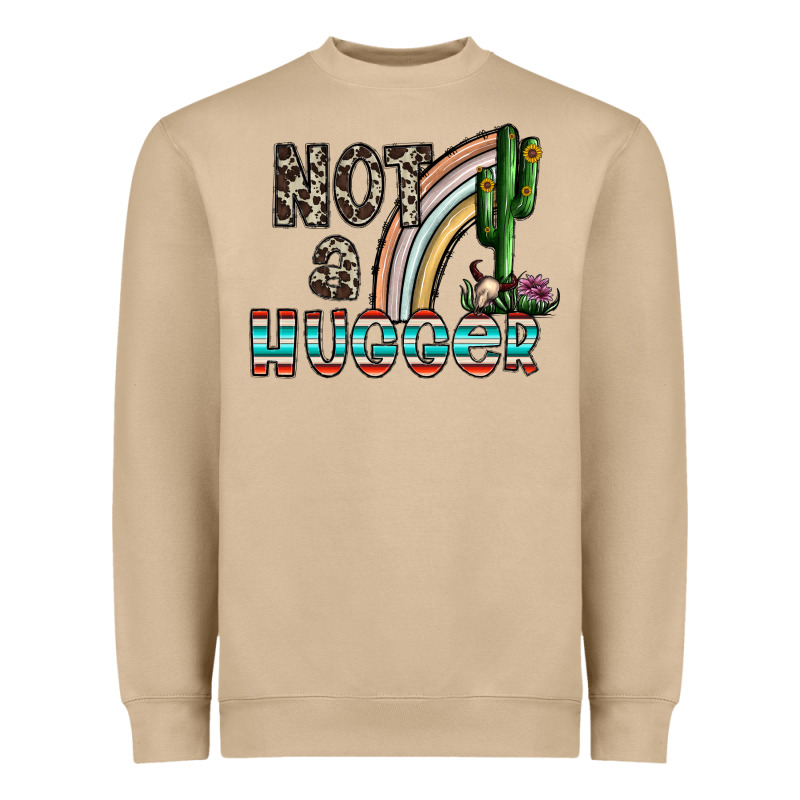 Not A Hugger Heavyweight Sweatshirt by CowhideDigitalArt | Teevron