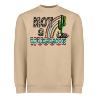 Mushroom not a hugger Heavyweight Sweatshirt - CowhideDigitalArt