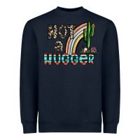 Navy not a hugger Heavyweight Sweatshirt - CowhideDigitalArt