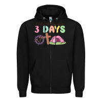 Black a lot can happen in 3 days Zipper Hoodie - MaliasSmallBusiness