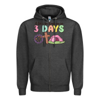 Charcoal Heather a lot can happen in 3 days Zipper Hoodie - MaliasSmallBusiness
