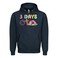 Navy a lot can happen in 3 days Zipper Hoodie - MaliasSmallBusiness