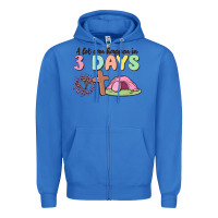 True Royal a lot can happen in 3 days Zipper Hoodie - MaliasSmallBusiness