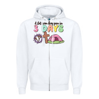 White a lot can happen in 3 days Zipper Hoodie - MaliasSmallBusiness