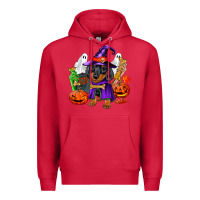 Cardinal Halloween dachshund puppy dog Premium Hoodie - RanaPortraitStore