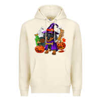 Tofu Halloween dachshund puppy dog Premium Hoodie - RanaPortraitStore