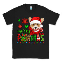 Black merry pawmas christmas corgi Classic Tee - Jasminsmagicworld