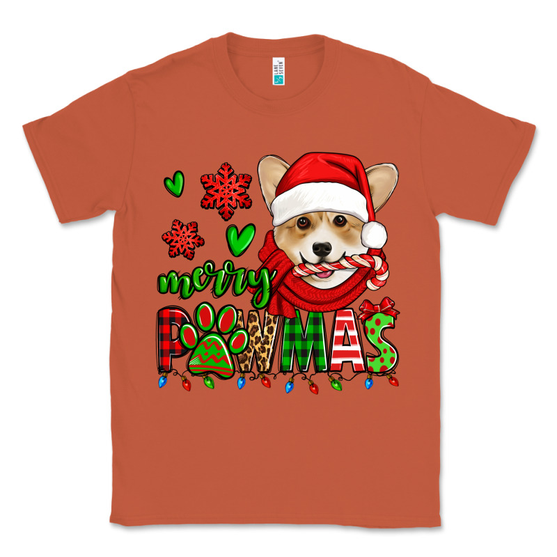 Merry Pawmas Christmas Corgi Classic Tee by Jasminsmagicworld | Teevron
