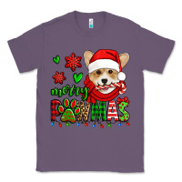 Lavender merry pawmas christmas corgi Classic Tee - Jasminsmagicworld