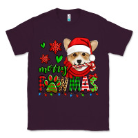 Plum merry pawmas christmas corgi Classic Tee - Jasminsmagicworld