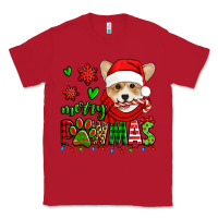 Red merry pawmas christmas corgi Classic Tee - Jasminsmagicworld