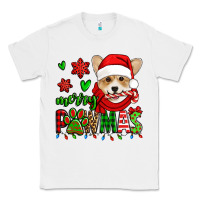 White merry pawmas christmas corgi Classic Tee - Jasminsmagicworld