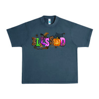 Midnight Navy halloween blessed Urban Heavy Tee - AdoDesignShop