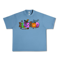 Pebble Blue halloween blessed Urban Heavy Tee - AdoDesignShop