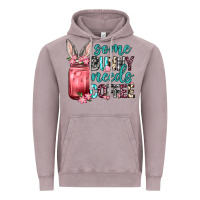 Vintage Zinc Some Bunny needs coffee Vintage Hoodie - Neo Western
