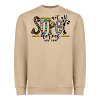 Mushroom not all super heroes wear capes Heavyweight Sweatshirt - CowhideDigitalArt