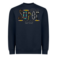 Navy not all super heroes wear capes Heavyweight Sweatshirt - CowhideDigitalArt